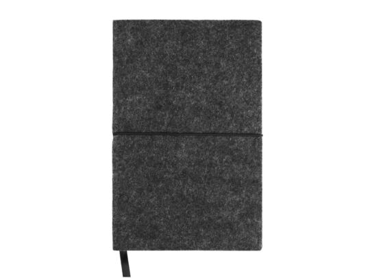 Блокнот из RPET-фетра Felt, темно-серый